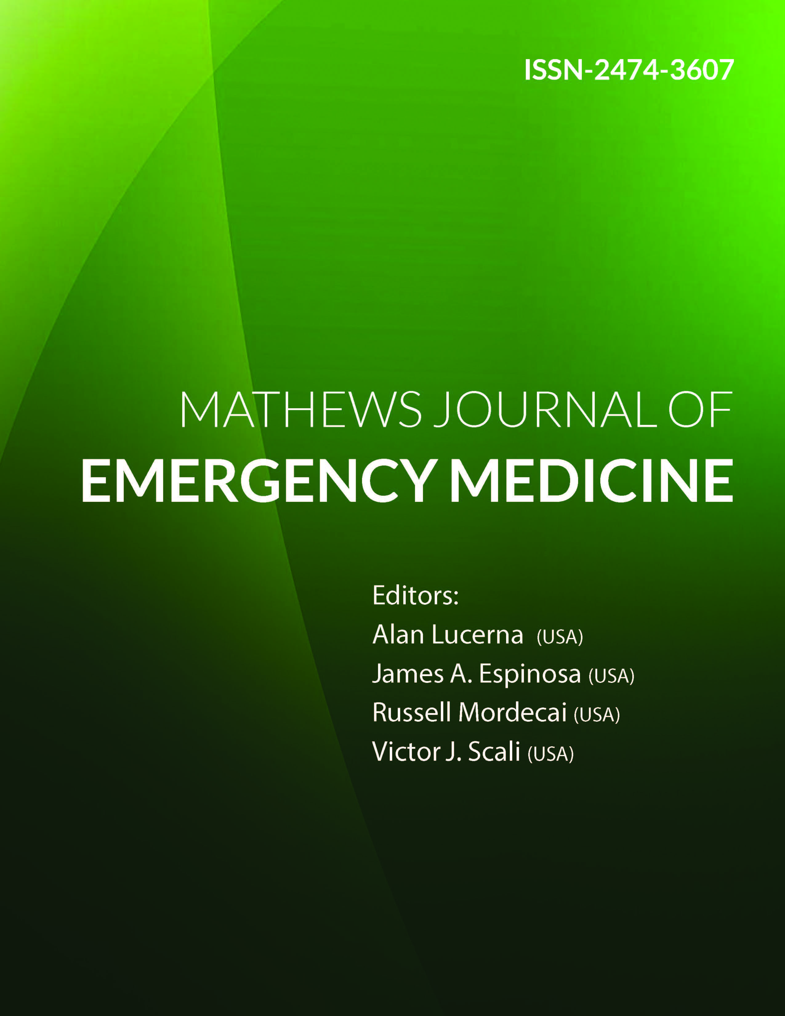 Mathews Journal Of Emergency Medicine