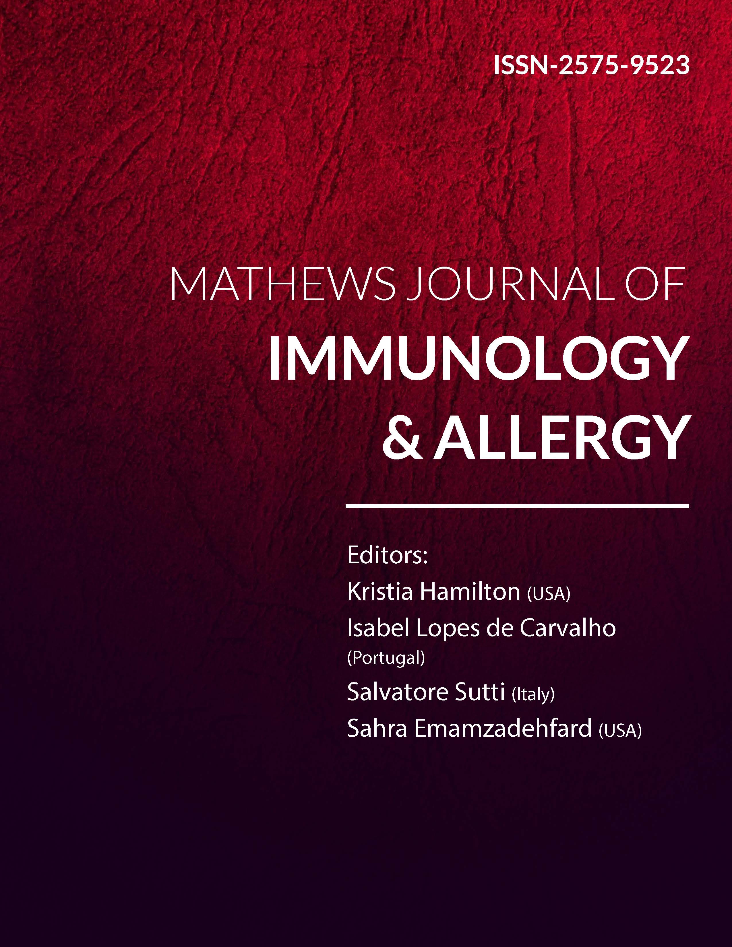 Mathews Journal of Immunology & Allergy