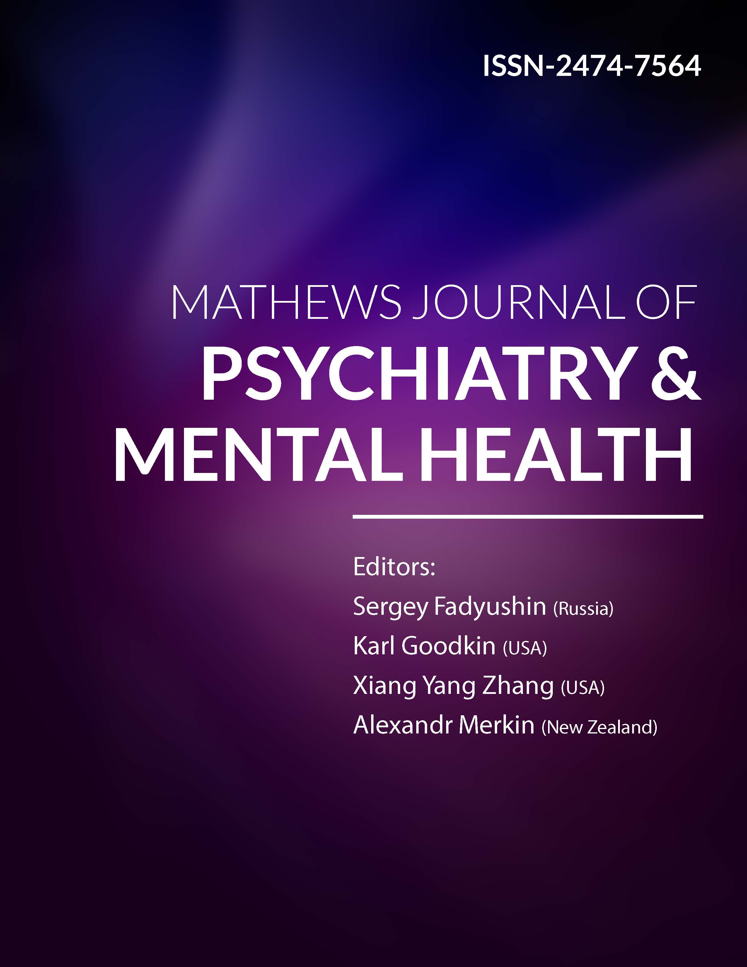 Mathews Journal of Psychiatry & Mental Health