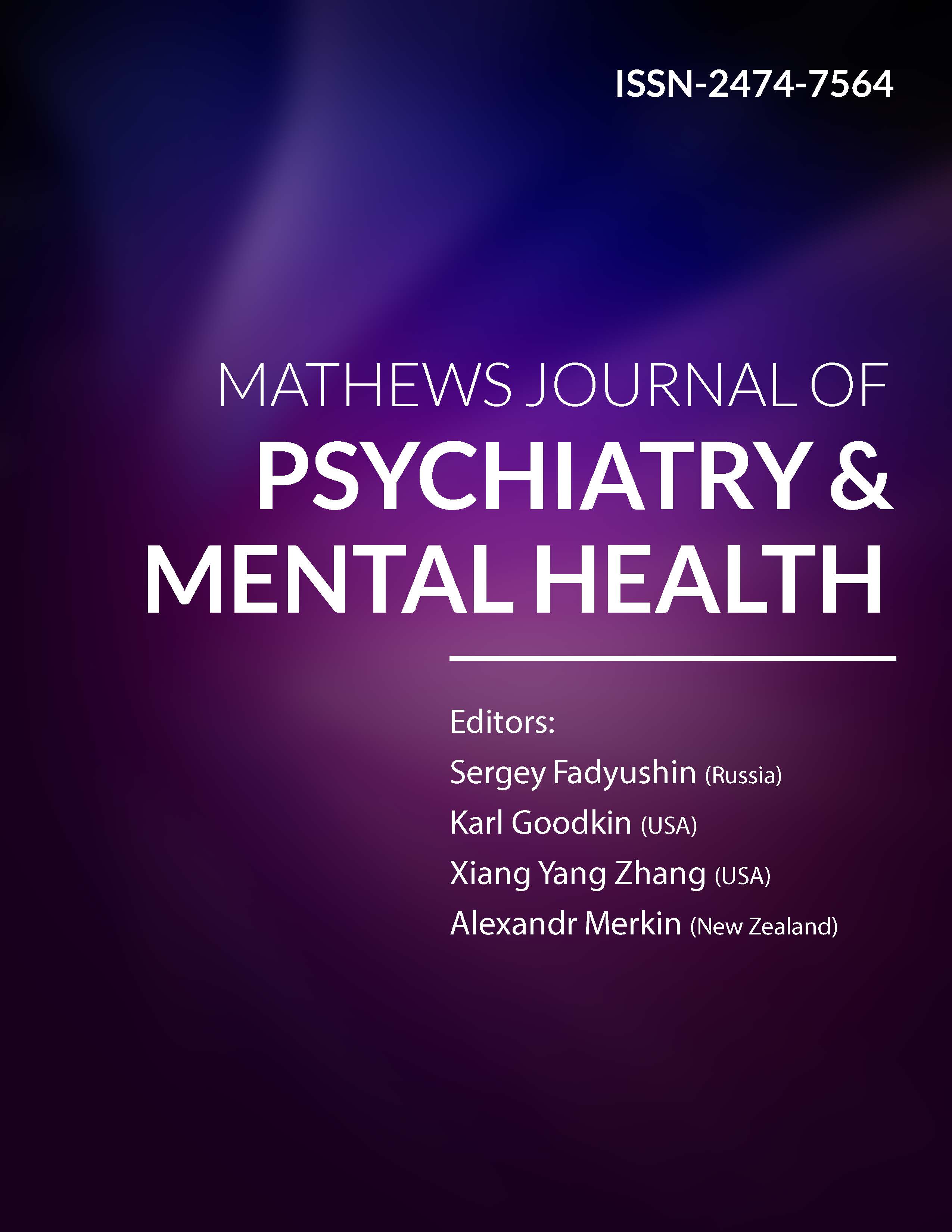  Mathews Journal of Psychiatry & Mental Health 